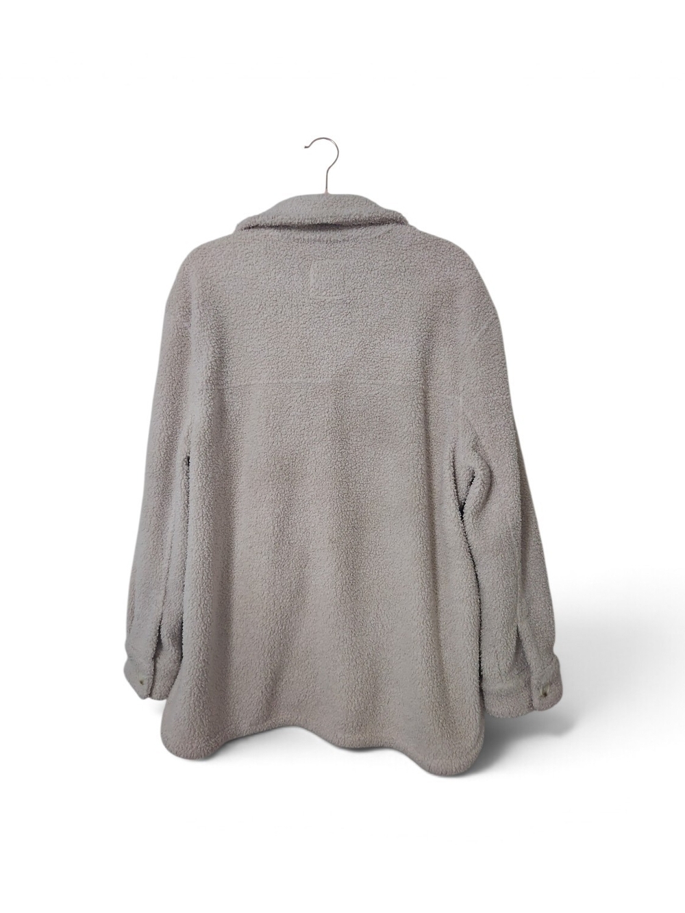 Abercrombie & Fitch Off-White Sherpa Shacket - Picture 3 of 10